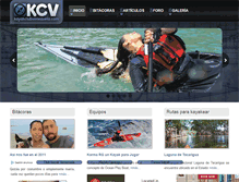 Tablet Screenshot of kayakclubvenezuela.com